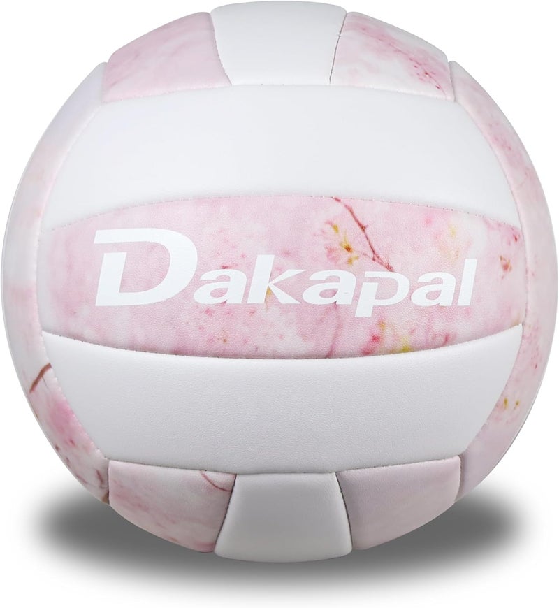 Dakapal كرة طائرة تنافسية بحجم 5 رسمية داخلية/خارجية، كرة طائرة ناعمة احترافية (بدون مضخة) - Image 1